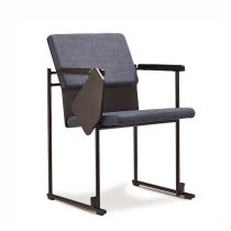 Simple meeting chair with writing board classroom row negotiation Awant chair folding office training chair with table Board