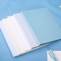 Del Les 72415 single folder light color Office file folder PP material test paper folder file classification
