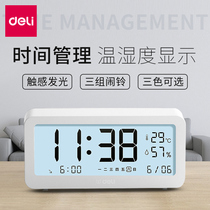Daili fashion multifunctional simple creative electronic alarm clock students with luminous bedroom bedside lazy snooze alarm clock