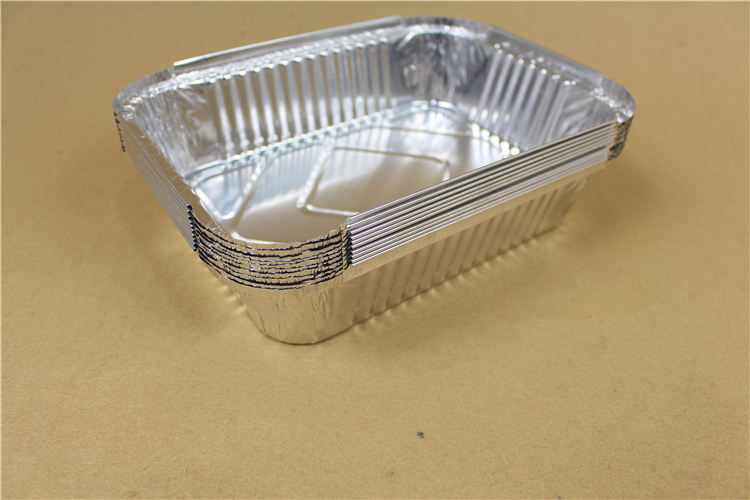 锡纸盒烧烤烘焙一次性餐盒带盖酸菜鱼打包盒外卖环保大号铝箔餐盒