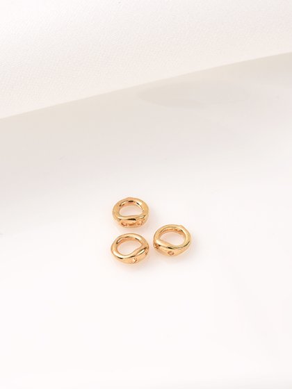 18K 골드 폐쇄 이말 연결 반지 핸드 메이드 DIY 진주 목걸이 팔찌 엔딩 더블 홀 화이트 골드 총 검정 연결 고리 18K 골드 폐쇄 이말 연결 반지 핸드 메이드 DIY 진주 목걸이 팔찌 엔딩 더블 홀 화이트 골드 총 검정 연결 고리