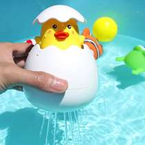 Baby Bath play water cloud shower deer spray water cloud rain children bathroom toy swimming duck eggshell shower