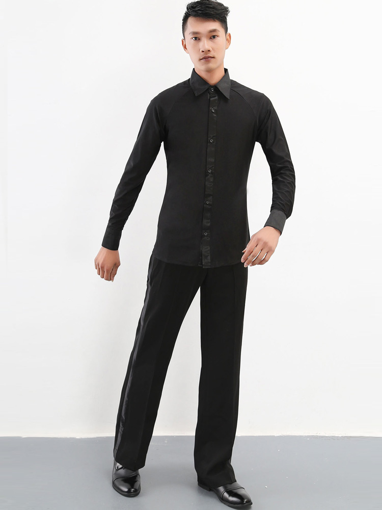 男舞裤儿童拉丁舞裤交谊舞裤国标舞裤表演摩登舞裤广场舞裤舞蹈裤