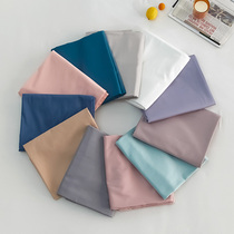 60 long-staple cotton tribute satin cotton simple style solid color soft 1 5 meters single 1 8m double single sheet