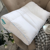 120s cotton down fiber filled with net aldehyde high pillow pillow core single household sleep help sleep neck pillow whole head