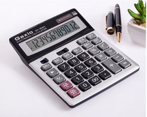  Large computer keyboard Financial calculator 12-bit solar student office calculator