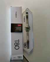 United States Timex T80 luminous gold and silver timex classic retro electronic watch male TW2R79200YB