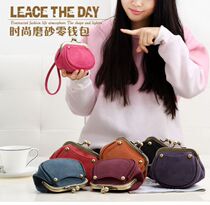 Special price clip bag mobile phone bag retro copper buckle coin wallet female mini coin bag