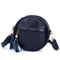 Special offer new womens baotou head layer cowhide cute round bag shoulder leather messenger bag womens small bag