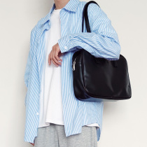 Leisure Hand bag Tide Brand Simple Underarm Bag Solid Color Joker Shoulder Bag Mens Sports PU Leather Bag Womens Bag