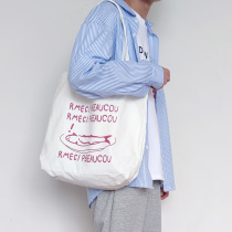 Special clearance Joker canvas bag large capacity Japanese Hand bag female minimalist shoulder bag students class school bag