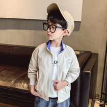  Childrens clothing boys autumn jacket 2021 new Zhongda boy boys spring and autumn casual jacket Korean handsome trend