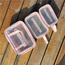 Net Red Beach ins Wind large capacity out portable female travel wash bag waterproof portable storage bag transparent