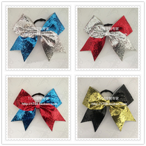 Professional custom less children school cheerleading competition headdress cheerleading floral headdress bow dance cheerleading