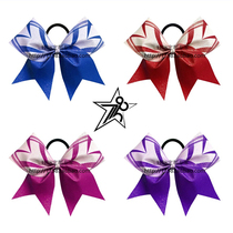 1758 brand cheerleading headgear bow cheerleading floral headdress cheerleading hair accessories 7 5cm wide