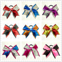 Professional custom less children school cheerleading competition headdress cheerleading floral headdress bow dance cheerleading