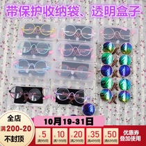 DBS Blythe doll glasses sunglasses metal frame transparent glasses color film glasses 17 models
