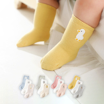 Baby socks cotton spring and autumn thin newborn men and women baby boneless socks children loosened socks autumn and winter