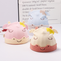 Newborn baby hat spring and autumn 0-3 6 months baby hat ox year infant cotton newborn male and female baby