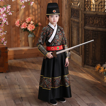 Childrens Hanfu Boys Flying Fish Suit Four Famous Shop Jinywei Man Customer Service Chinese Style Little Boy Samurai Guard Dress