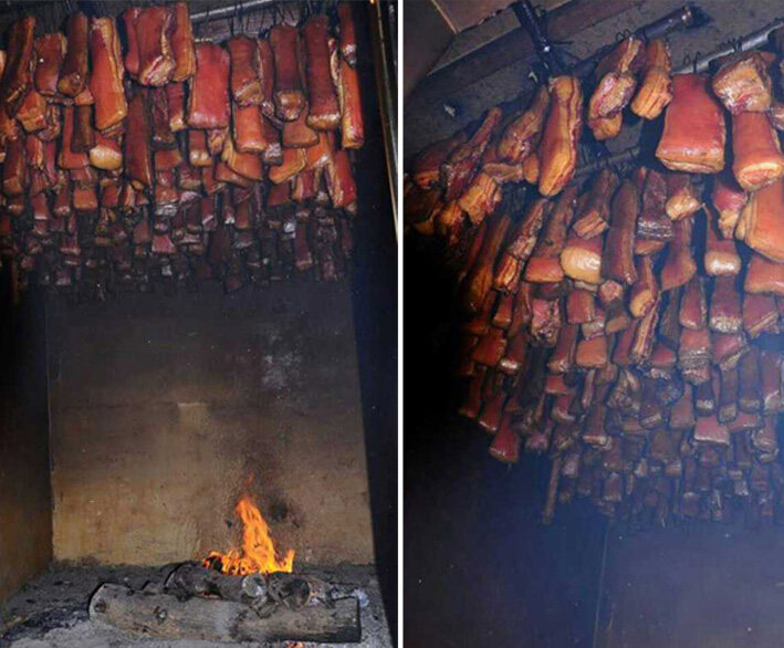 贵州腊肉 柴火烟熏腊肉农家自制熏肉咸肉后腿肉 正宗贵州特产500g