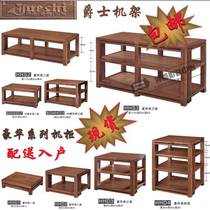 Jazz rack Luxury Series black walnut wood professional audio cabinet power amplifier rack fever speaker equipment frame