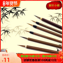 Ye Tendon tracing line Gui pen mouse beard Flower Branch beautiful watercolor chalk Wolf thin gold body Chinese painting meticulous pen hook brush brush brush
