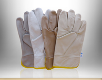 Labor insurance short welding gloves Head layer cowhide soft leather driver welder wear-resistant low temperature protection industrial leather gloves