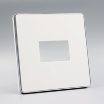 Type 86 wall panel silver edge Type 86 one empty panel can fit 1 x 23x36mm module wall panel