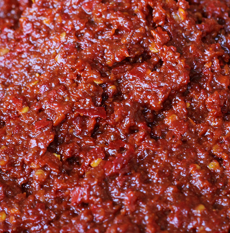 延边特色小吃正宗朝鲜族辣椒酱 韩国砂锅拌饭酱专用辣椒酱250g