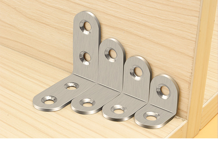 厂家304不锈钢角码90度直角固定器角铁直角三角固定支架l型铁片连