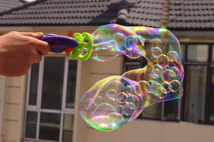 gazillion手持式 儿童电动吹泡泡枪 神奇泡中泡机玩具包邮