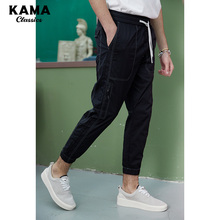 29.9元包邮 KAMA 卡玛 男士直筒休闲裤 2121317