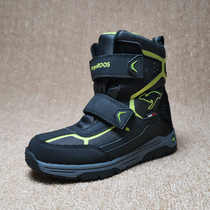 Export Italian foreign trade boys boots outdoor full waterproof high-gang plus heating snow boots anti-skid boy cotton boots