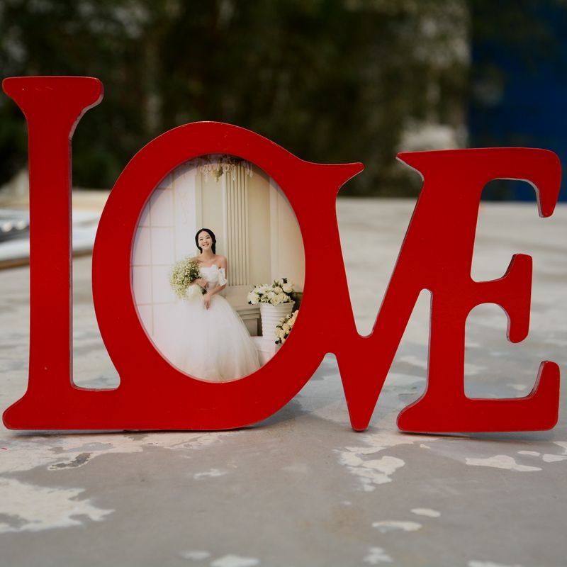 love烤漆摆台相框,婚纱影楼专用影视后期批发影楼批发