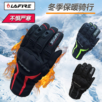 Motorcycle winter anti-fall riding gloves mens warm touch screen racing car plus velvet waterproof protection locomotive motorcycle travel equipment