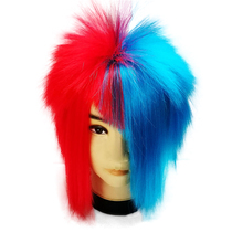 Kill Matt wig male non-mainstream aristocratic explosion headgear stage bar performance props masquerade Red Blue