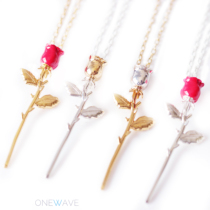 (Domestic spot)AMBUSH ROSE NECKLACE ROSE NECKLACE pendant Tanabata send girlfriend gift