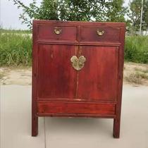 Antique Old Furniture Second-hand Old Furniture Berwood Old Buddha Cabinet Solid Wood Lockers Folk Hotel Retro Decoration Pendulum