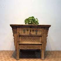 Folk custom old objects old furniture antiques folk Ming and Qing nostalgic collection old objects two stuffy table homestay decoration ornaments