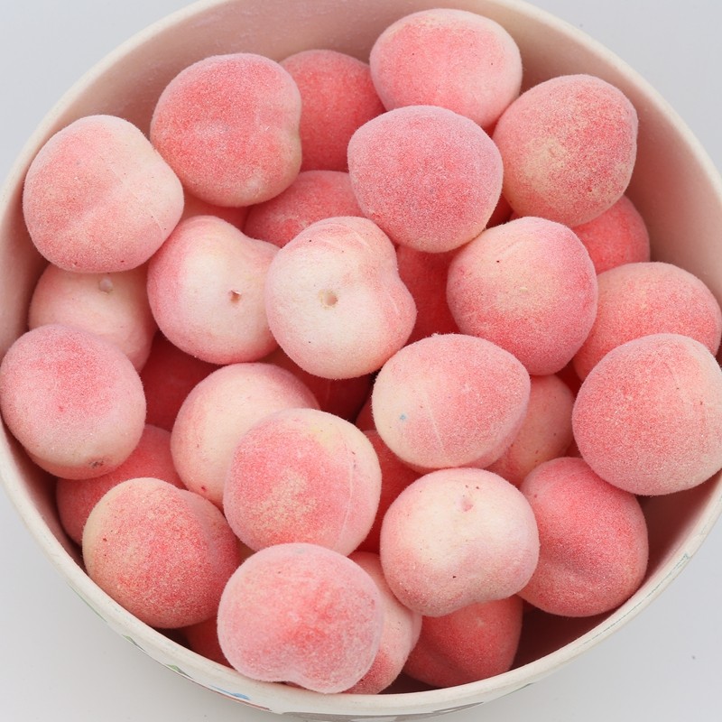 仿真泡沫水蜜桃 20mm25mm无孔迷你小桃子 发簪diy饰品配件材料