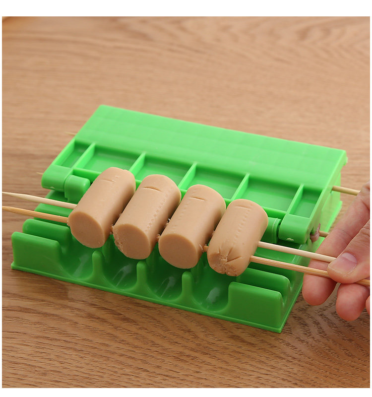 家用多功能穿串神器工具串串神器烧烤用具羊肉串穿肉器串肉器