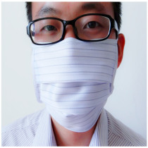 Factory direct single-layer anti-static striped cloth mask anti-static work protection mask protection electrostatic trouble