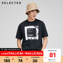 (Xinjiang Cotton) Selected Slade Rubber Architectural Short Sleeve T-Shirt Men's S) 420201512