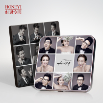 Wash photo printing puzzle design Nine-palace grid crystal table photo frame wall hanging baby wedding couple avatar customization