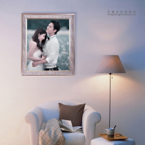 European-style photo frame hanging wall enlarged 60 inch rinse into wedding photo custom photo framing frame printing