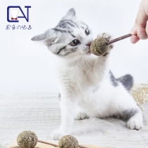 Cat snacks mint grass lollipop Candy Grindle wood Sky Ball Cat Toy Licks and Cat Sticks Nibble to bite the teeth