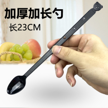 Disposable spoon Individually packaged milk tea shop burning fairy grass special spoon Fruit tea spoon long handle fruit tea long spoon
