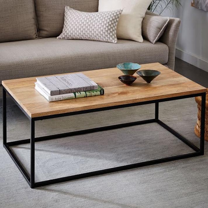 北欧家具 创意简约时尚铁艺茶几 现代客厅方几茶桌小户型茶几组合