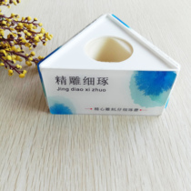 Black and white triangle standard box News interview microphone standard News TV station microphone box card set logo customization